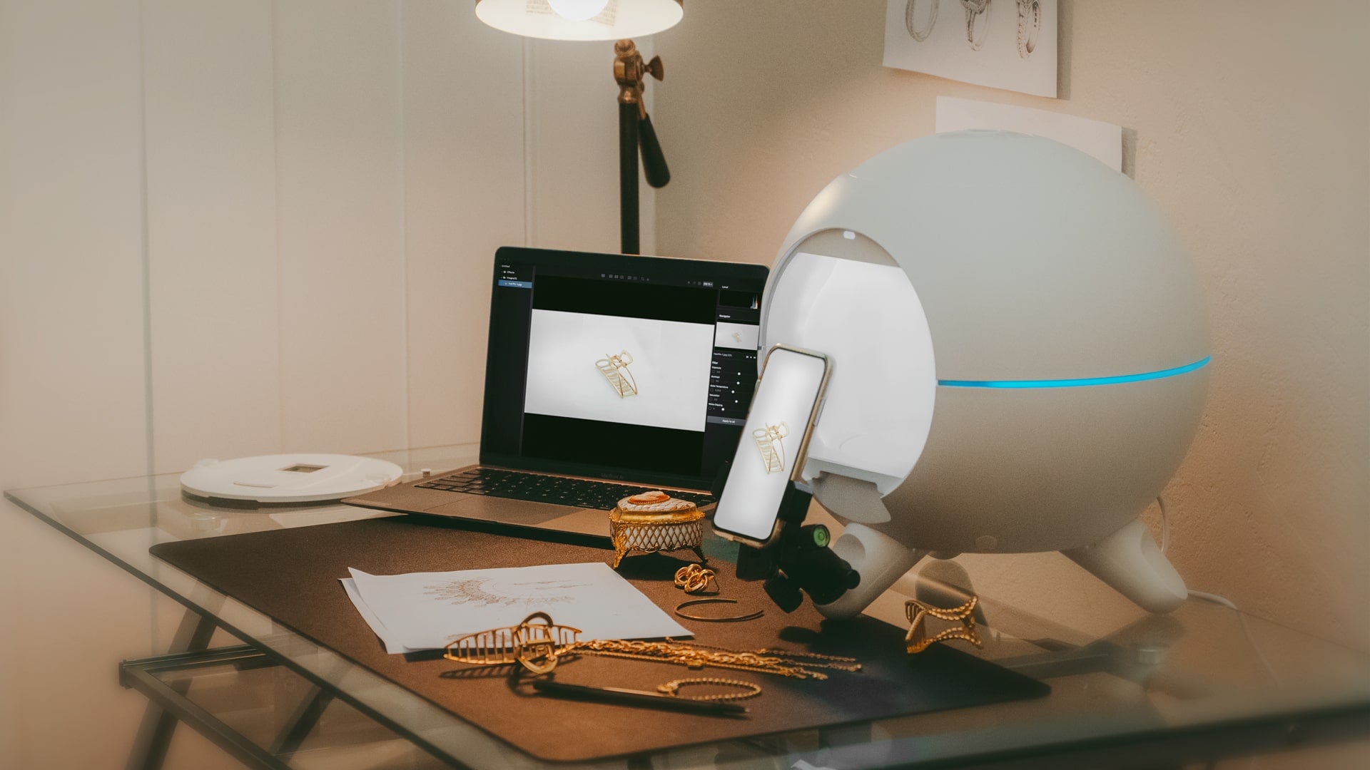 Foldio360 スマートドーム Amazon.com : Foldio360 Smart Dome (Smart Lightning Turntable with