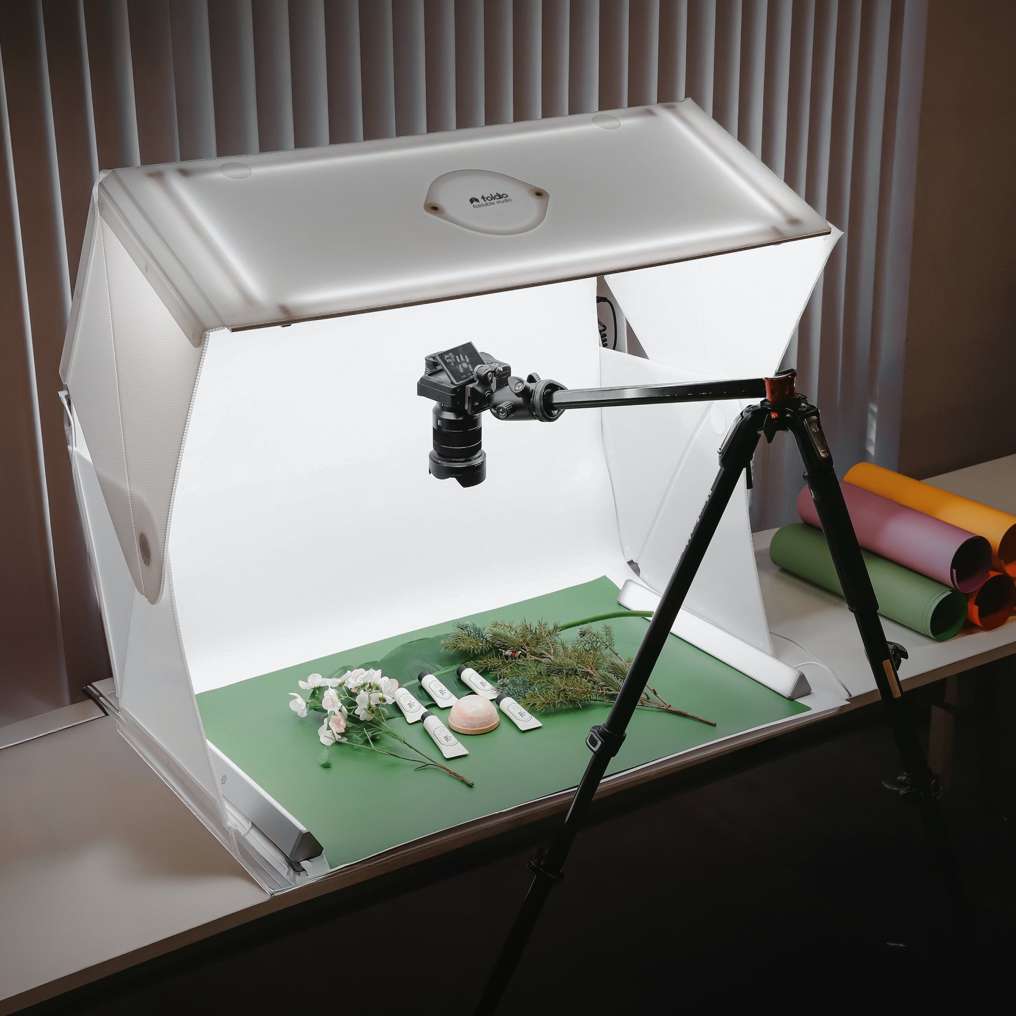 Foldio4 – 39” Portable Photo Studio Box | 120W Lighting, No Shadows